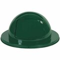 Bsc Preferred Rubbermaid Brute Steel Dome Lid - 55 Gallon, Green H-1857G